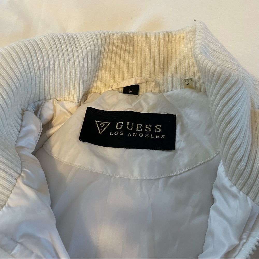 GUESS white/cream coat